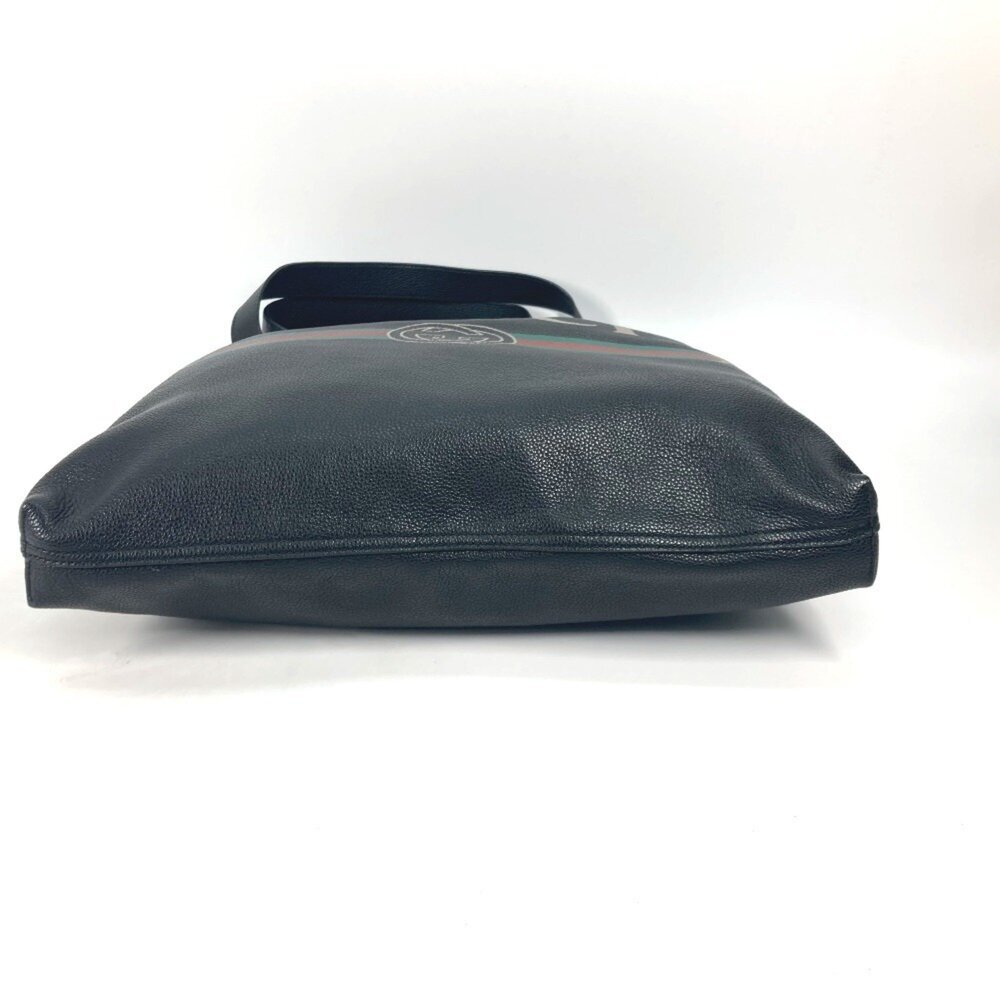 GUCCI Black Leather Shoulder Bag - Picture 5 of 12